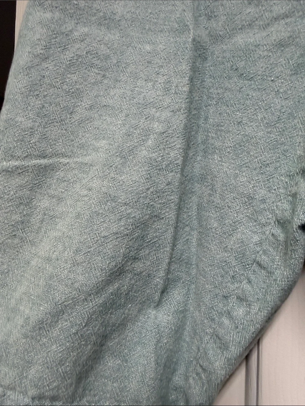 Men's Light Teal Flat-Front Shorts